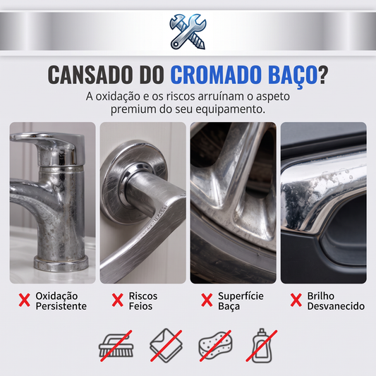 Caneta profissional para reparação de cromados