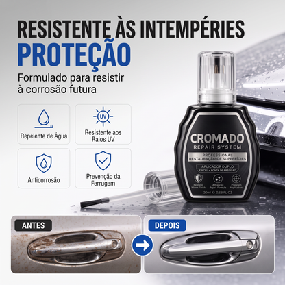 Caneta profissional para reparação de cromados