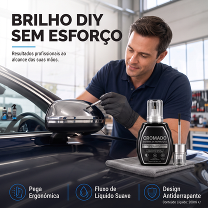 Caneta profissional para reparação de cromados