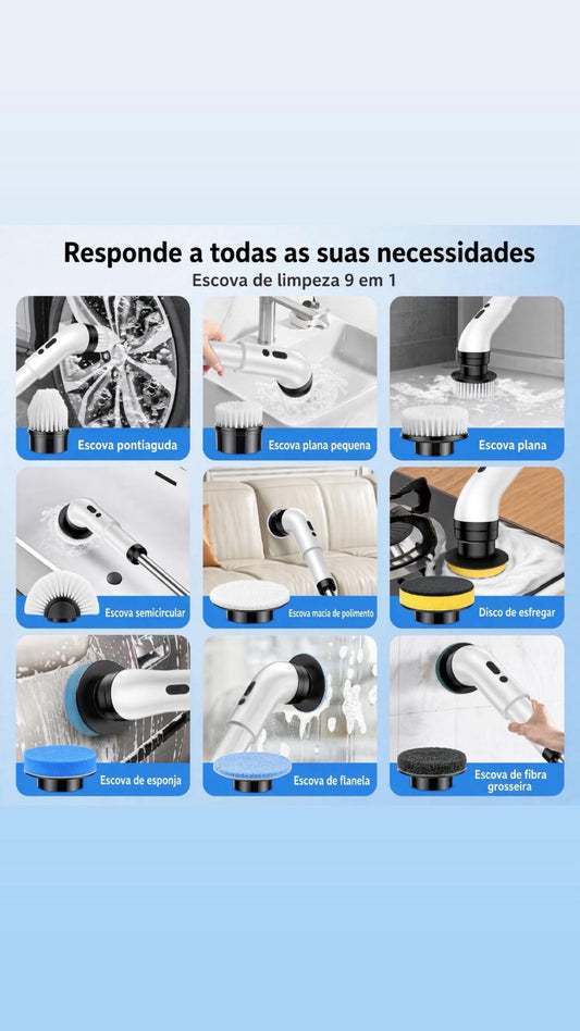 Escova elétrica multifunções